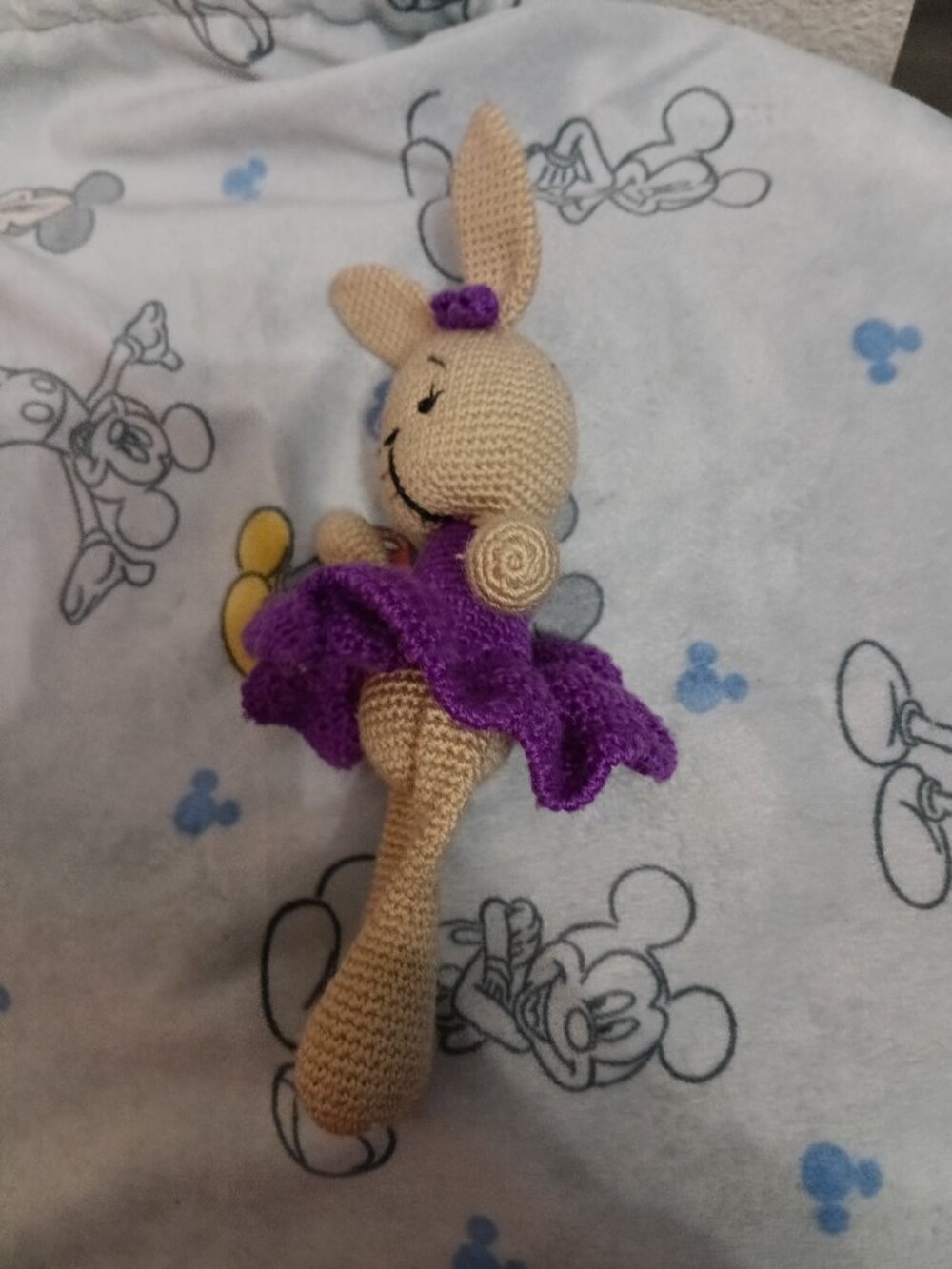 Crocheted Girl Rabbit - Picture 4 of 6